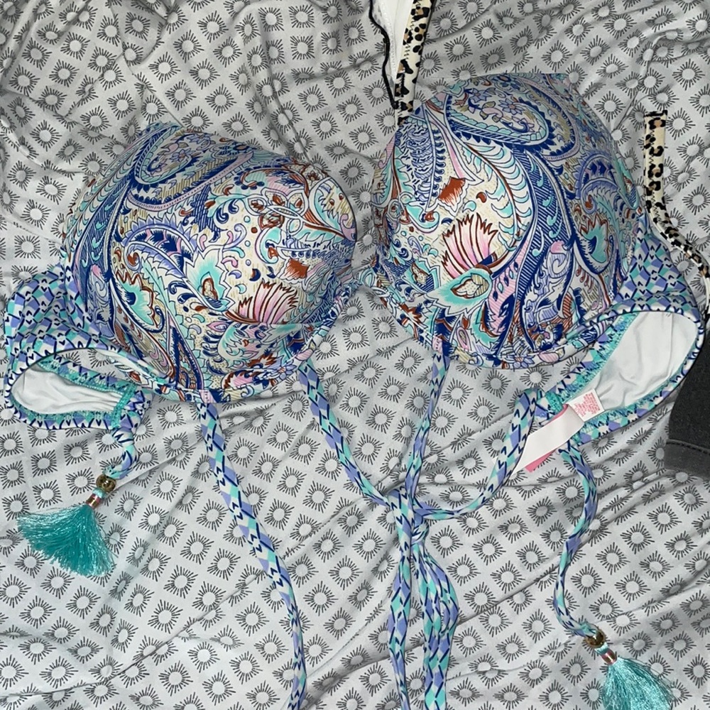 Paisley bikini top